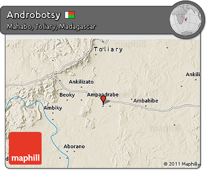 Shaded Relief 3D Map of Androbotsy