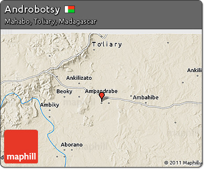 Shaded Relief 3D Map of Androbotsy