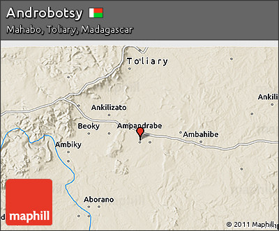 Shaded Relief 3D Map of Androbotsy