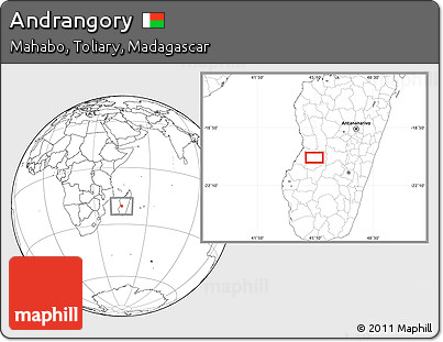 Blank Location Map of Andrangory
