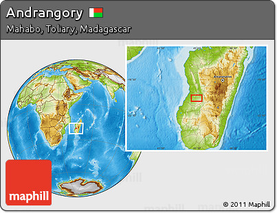 Physical Location Map of Andrangory