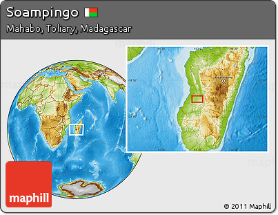 Physical Location Map of Soampingo