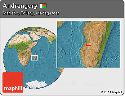 Satellite Location Map of Andrangory