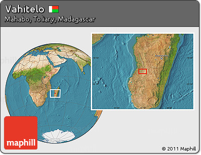 Satellite Location Map of Vahitelo