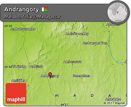 Physical Map of Andrangory