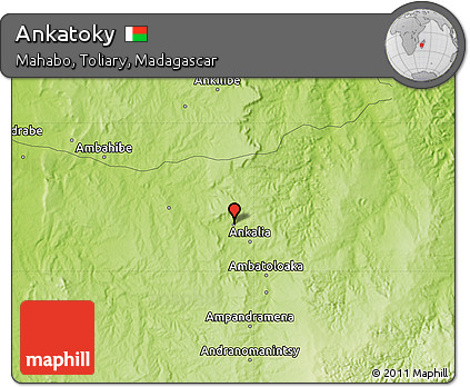 Physical Map of Ankatoky