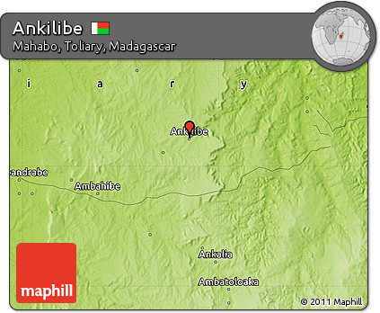Physical Map of Ankilibe