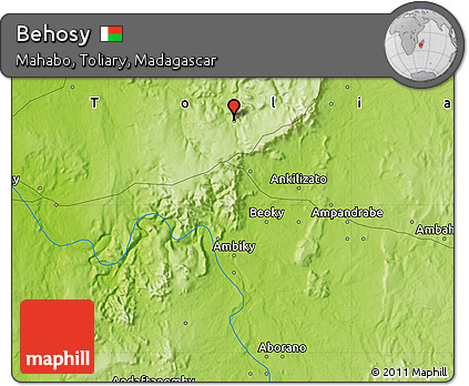 Physical Map of Behosy