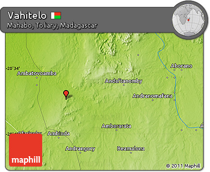 Physical Map of Vahitelo