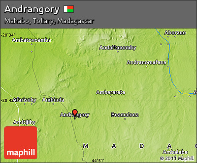Physical Map of Andrangory