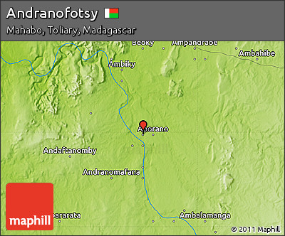 Physical Map of Andranofotsy