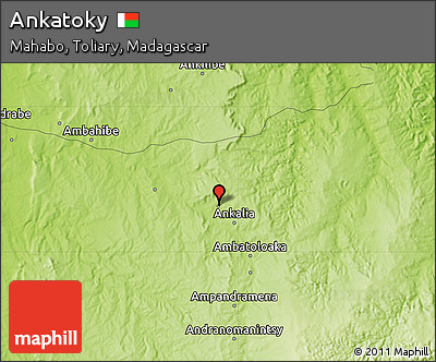 Physical Map of Ankatoky