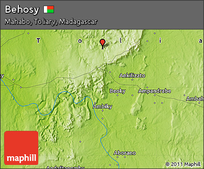 Physical Map of Behosy
