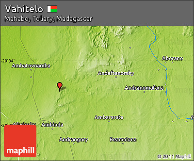 Physical Map of Vahitelo