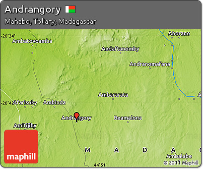 Physical Map of Andrangory