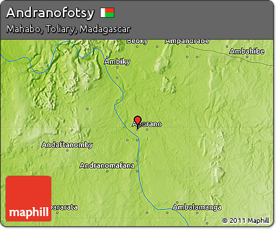 Physical Map of Andranofotsy