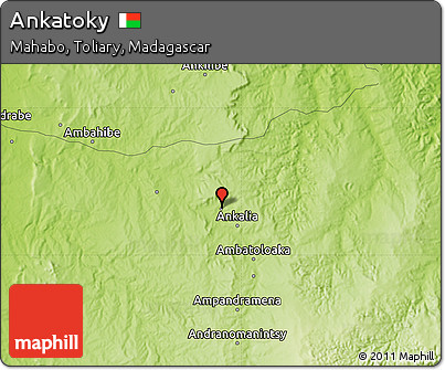 Physical Map of Ankatoky