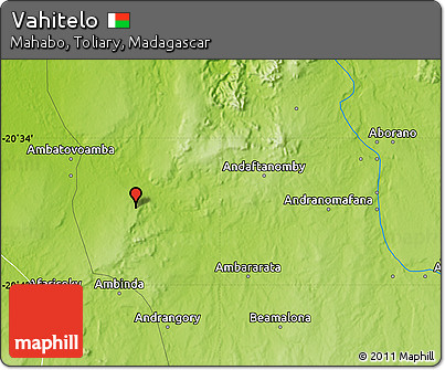 Physical Map of Vahitelo