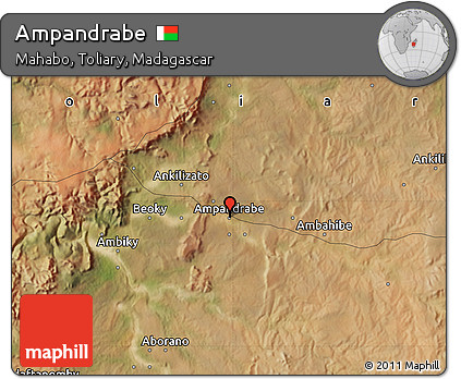 Satellite Map of Ampandrabe