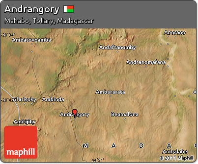 Satellite Map of Andrangory