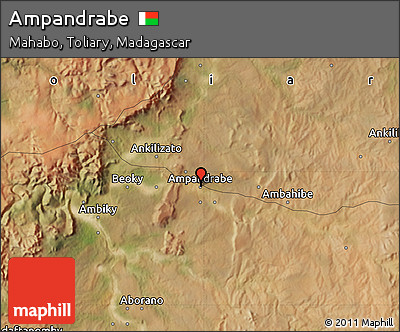 Satellite Map of Ampandrabe