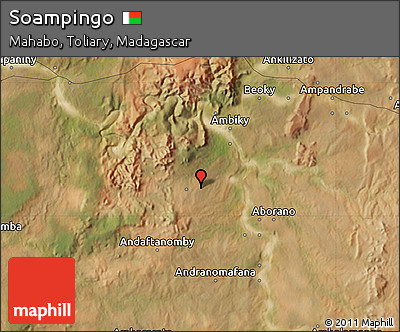 Satellite Map of Soampingo