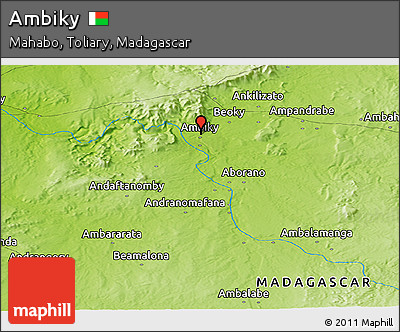 Physical Panoramic Map of Ambiky