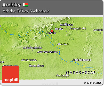 Physical Panoramic Map of Ambiky