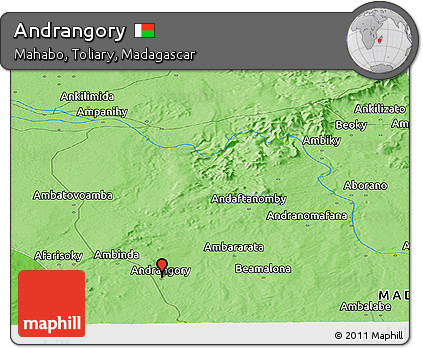 Political Panoramic Map of Andrangory
