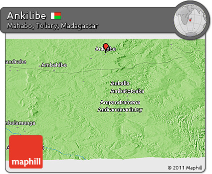 Political Panoramic Map of Ankilibe