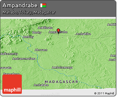 Political Panoramic Map of Ampandrabe