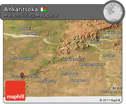 Satellite Panoramic Map of Ankaritsoka