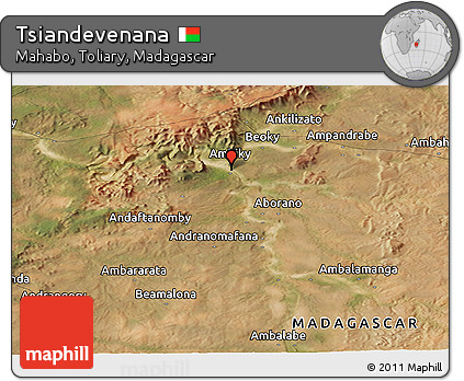 Satellite Panoramic Map of Tsiandevenana