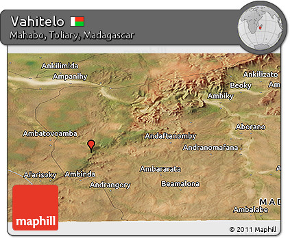 Satellite Panoramic Map of Vahitelo