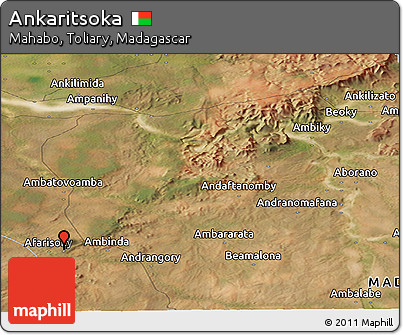 Satellite Panoramic Map of Ankaritsoka