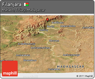 Satellite Panoramic Map of Filanjara