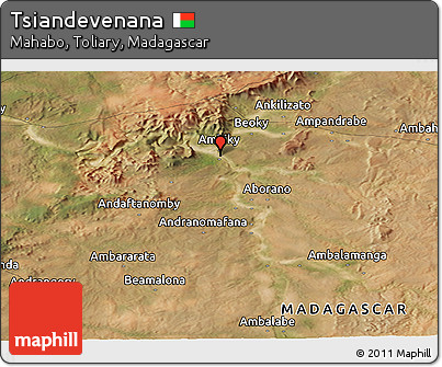Satellite Panoramic Map of Tsiandevenana