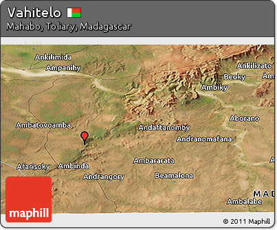 Satellite Panoramic Map of Vahitelo