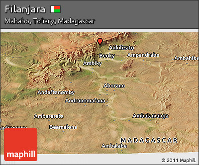 Satellite Panoramic Map of Filanjara