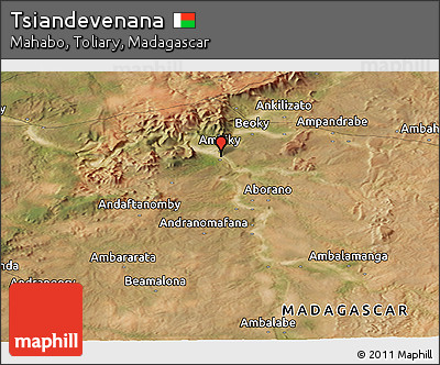 Satellite Panoramic Map of Tsiandevenana