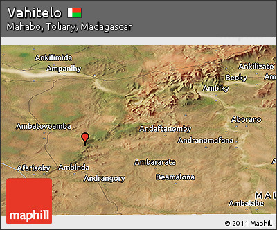 Satellite Panoramic Map of Vahitelo