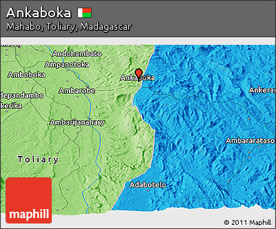 Political Panoramic Map of Ankaboka