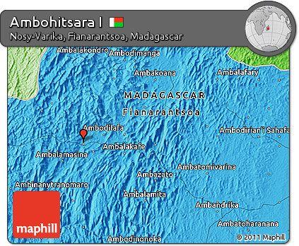 Political 3D Map of Ambohitsara I