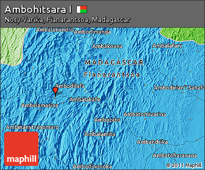 Political 3D Map of Ambohitsara I