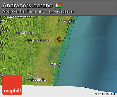 Satellite 3D Map of Andranotsindrano