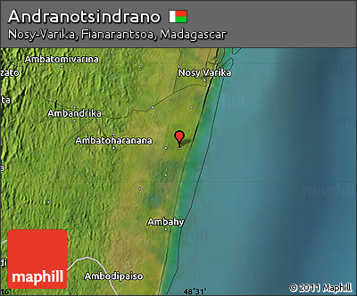 Satellite Map of Andranotsindrano
