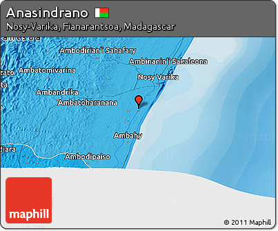 Political Panoramic Map of Anasindrano