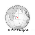 Outline Map of the Area around 20° 32' 59" S, 55° 19' 30" E, rectangular outline