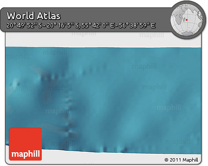 Satellite 3D Map of the Area around 20° 32' 59" S, 56° 10' 29" E