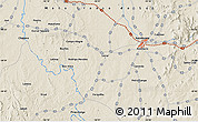 Shaded Relief Map of the area around 20° 32' 59" S, 56° 1' 29" W